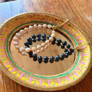 Elegant Hawaiian Maui Pearl Bracelet Set